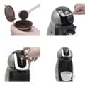 Miniatyrbillede 5 af 5: 6-pak genanvendelige kaffekapsler med filter i rustfrit stål til Dolce Gusto-maskiner, brun 32 x 53 mm