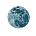 Kiddale Luminous Moon Glowing Wall or Ceiling Decoration Stickers Removable Self-Adhesive Wall Decals for Kids Room