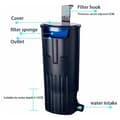 Miniatyrbild 2 av 4: Aquarium Turtle Low Water Filter Pump Fish Tank Waterfall Water Circulation