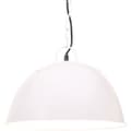 Miniatyrbilde 2 av 4: Pendellampe vintage industristil 25 W hvit rund 41 cm E27