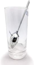Pikkukuva 3 / 5: Tesil Snap Ball Tesil i rostfritt stål Silfilter Infuser för Löst Bladte Sliver 2st