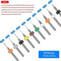 Miniatyrbild 3 av 4: Hand Drill Set, Hand Drill with Vise with 10 PCB Mini Drills and 25 Micro-Type Twist Drills