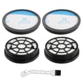 Miniatyrbillede 3 af 5: 4 stk. HEPA-filter til Rowenta RO2910EA RO2913EA RO2915EA RO2932EA RO2933EA RO2957EA RO2981EA støvsugerdele