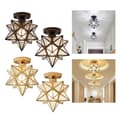 Miniatyrbillede 4 af 5: Loftlampe Nordisk Stil SORT sort-FA- sort black