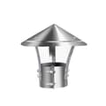 Chimney Cowl, Pipe Protector, Rain Cover, Stainless Steel, 100mm/3.94in