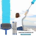 Miniatyrbild 2 av 3: 6-pack Paint Set Seamless New Multifunctional Drum Type Household Paint Roller Angle Brush Painting Tool Blue Grey