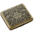 Metal Cigarette Case - Classic Retro Weatherproof Portable Metal Cigarette Case