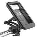 Universal Waterproof Bicycle Motorcycle Phone Holder for Samsung iPhone Xiaomi Mobile Phone Handlebar Mount Stand 360 Adjustable Touch Screen Cover