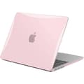 Hard Shell Case for MacBook Air 13.6  \" M2 M3 M4, Touch ID Compatible Color: Crystal Pink