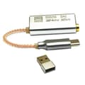 Miniatyrbild 1 av 5: DAC ES9318 USB Typ C Hörlursadapter HiFi Avkodningsförstärkare Ljudkort för Android Typ C till Silver Silver