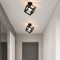 Miniatyrbilde 3 av 5: E27 Metall Moderne Pendellampe, Vintage Lampe Svart