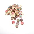 Miniatyrbilde 3 av 5: ##/50 stk Vintage trykte treknapper, 25mm##/