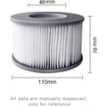 Miniatyrbillede 3 af 5: 8 stk. Mspa Pool & Spa filterpatroner, erstatningspatron til poolfilter