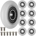 Shower cabin or shower door wheels 23 mm - 8-pack-FX-