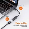 Miniatyrbilde 2 av 4: CHE® USB C til HDMI-adapter 4K, USB Type C til HDMI-adapterkabel [Kompatibel med Thunderbolt 3 (Svart)]