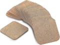 24 Pieces 5mm Thick Wood Cork Coasters, Absorbent Square Drink Coasters, Cork Coasters, 10 x 10 cm, Best Gift