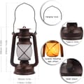 Miniatyrbild 5 av 5: Utomhus LED-lykta, 2-pack Vintage trädgårdslykta med fjärrkontroll [JUN]