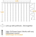 Miniatyrbild 4 av 5: Colorful string lights, color string lights 3M * 2.8M,