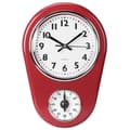 Miniatyrbild 1 av 5: Vintage Wall Clock Large Hanging Clock Home Kitchen Timer