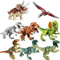 Miniatyrbild 1 av 5: 8x Jurassic World Dinosaur T-Rex Figures Building Blocks Best Kids Gift Multicolor