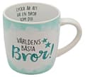 Miniatyrbillede 1 af 2: Krus VERDENS BEDSTE BROR multifärg multicolor