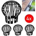 Miniatyrbild 1 av 5: 4x Leaf Guard Downpipe Filter Gutter Guard Downpipe Cap Drain Guard