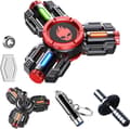 Fidgetleker – Fidget Spinner – Fidgetleker for voksne – Metall Fidget Slider med lyseffekter – Rød