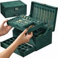 Jewelry Box - Jewelry Storage Box Dark Green