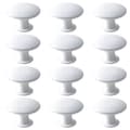 Miniatyrbild 1 av 2: Skåpsknoppar Lådhandtag Knoppar med Skruvar 12-pack