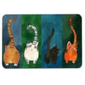 Non-Slip Cat Pattern Doormat for Indoor and Outdoor Use (Large)