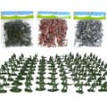 100 stk Miniaturesoldater Model Legetøjssæt Militær Hær Mænd Actionfigurer Legetøj