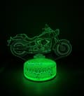 Miniatyrbild 3 av 5: 3D LED Night Light Compatible with Harley Davidson Motorcycle 7 Colors[JUN]