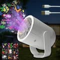 Miniatyrbild 2 av 4: USB Christmas Projector Lamp with 16 Patterns, LED Projector for Party and Decoration