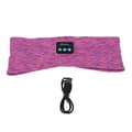 Wireless Sleep Headband Adjustable Musical Soft Sleep Headphones for Running Yoga Purple