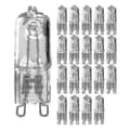 G9 Halogen Bulbs 20W Dimmable Transparent 20pcs