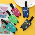 5 stk PVC Kuffertmærker Adresseholder Rejsetilbehør