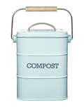 Retro-Style Compost Bin with Lid