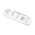 LED light strip for refrigerator, replacement for refrigerator ZBE2350HCA SW-BX02B, spare part xh White