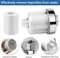 Miniatyrbild 4 av 4: Shower Water Filter Anti-Limescale Shower Filter with 6 Thick