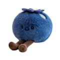 Kawaii Blåbärs-plysch – Rund & Bedårande – för Lekfull Accent – 8cm