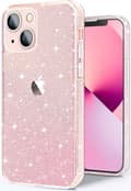Glittrigt Transparent Slimmad Stötsäkert Skal Kompatibelt med iPhone 13 - 6,1 Tum [JUN]