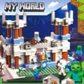 Pixel Adventure Building Blocks - Creative Building Toy for Boys *Ice Castle* Ice Castle