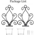 Miniatyrbild 5 av 5: Vintage Iron Wall Sconces, Creative Iron Candle Holders
