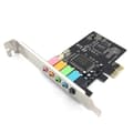 5.1 Internal Sound Card for Windows 10 with Low Profile Bracket, 3D Stereo PCI-E, CMI8738 Chip 32/6