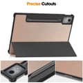 Miniatyrbillede 4 af 5: Etui til Lenovo Idea Tab Pro Anti-Drop Læderstativ Tablet Cover Multicolor Rosaguld Multicolor Rose Gold