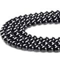 Natural Black Onyx Gemstone Beads Round Loose Beads