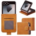 Samsung Galaxy Z Flip 6 mobiltelefonfodral, vikbart skyddsfodral, khaki