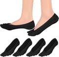 4-pack - Toe Socks - Comfortable - Running Toe Socks - Show - Low - Liner - Five Finger Socks - Non-slip