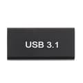 Miniatyrbilde 4 av 4: Type-C / USB-C Hunn til USB 3.0 Hunn Aluminiumlegeringsadapter (Svart)