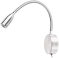 Svanhals sänglampa, LED säng- och läslampa med svanhals, väggmontering, 3 W